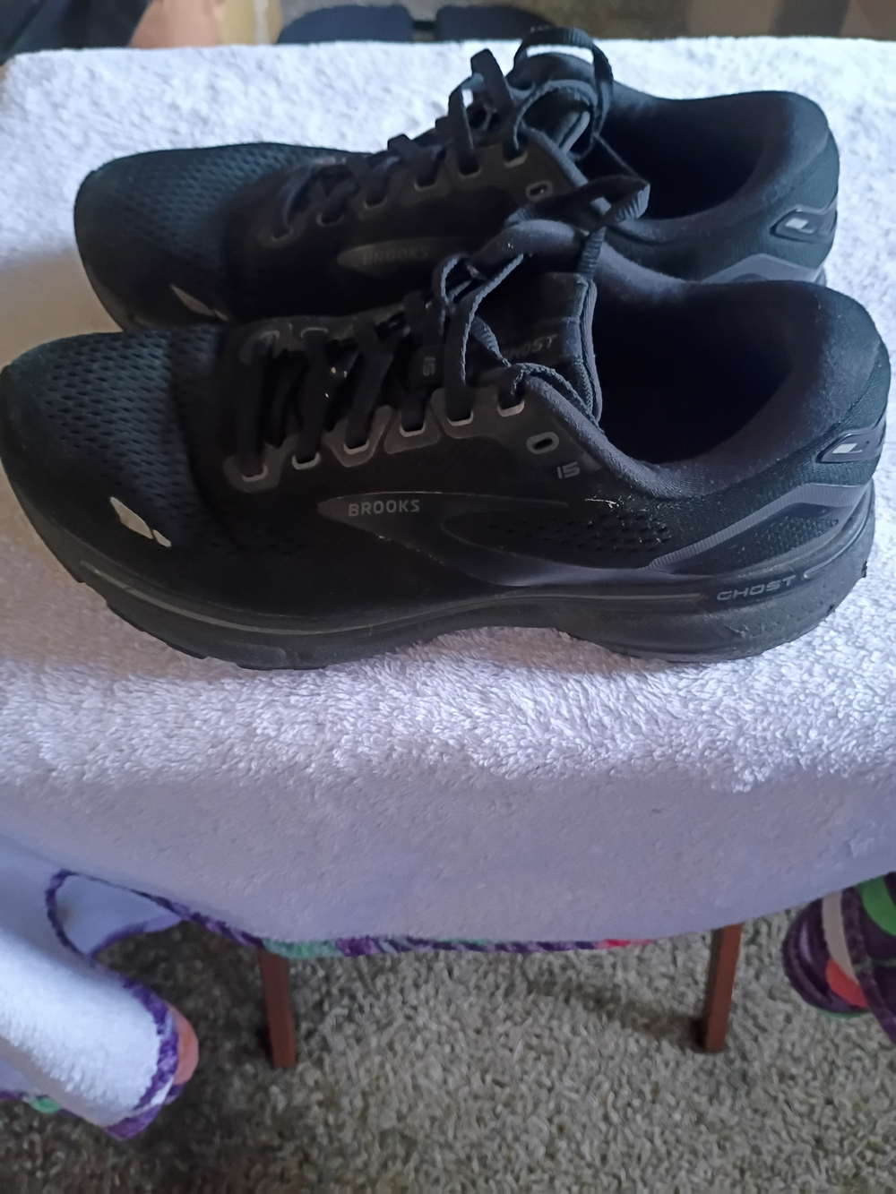 Brooks Ghost Women’s Running Shoes - Black 8.5W